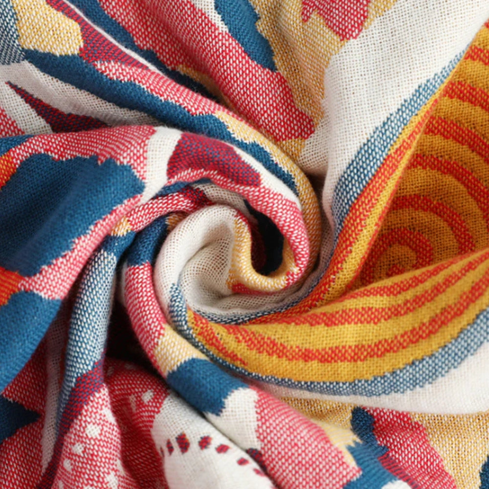 100% Cotton Nordic Sunburst Pillowcase (Button Closure)