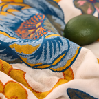 100% Cotton Reversible Floral Blanket (79 x 90 in)