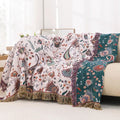 100% Cotton Reversible Floral Blanket (All-Season)