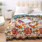 100% Cotton Reversible Jacquard Throw (All-Season)