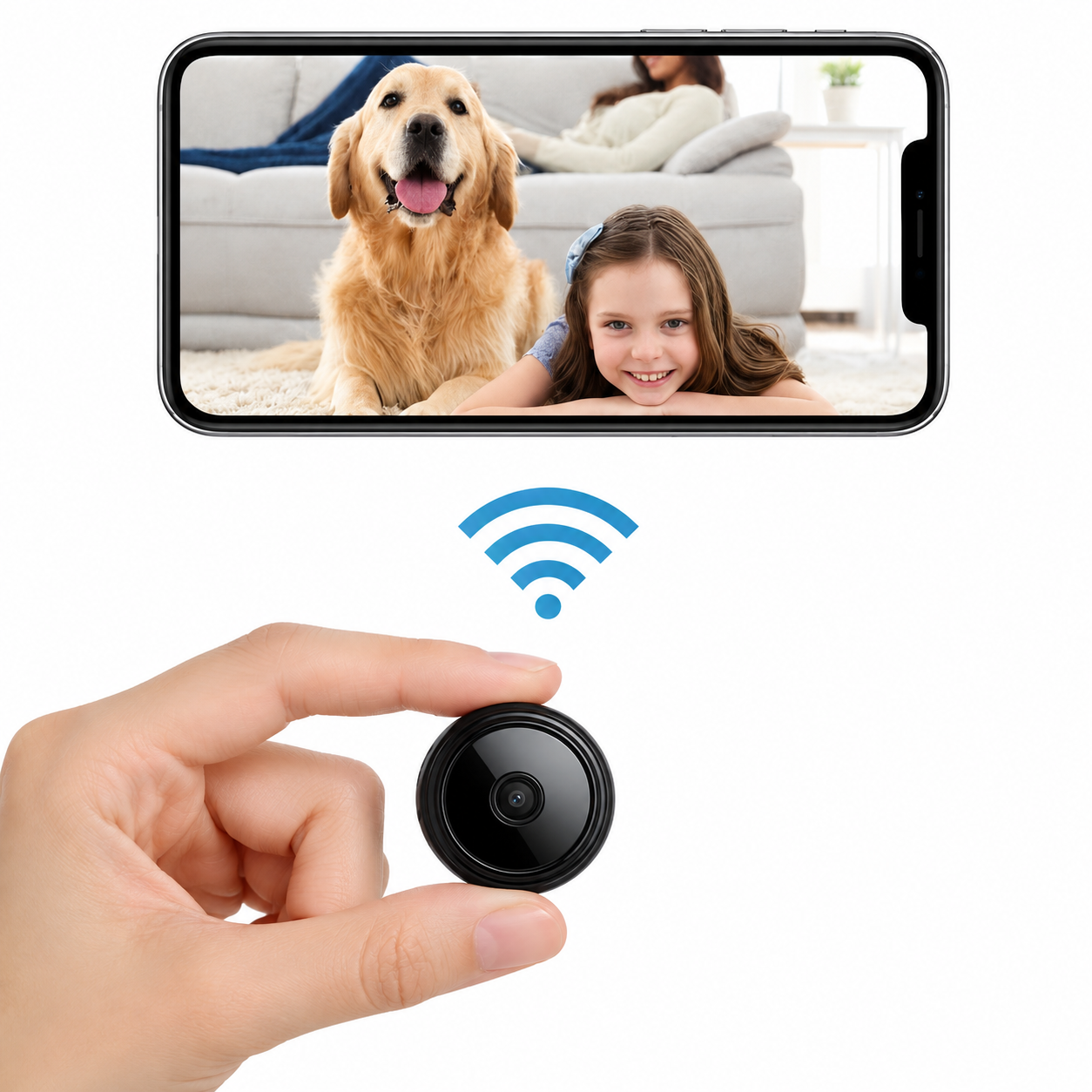 1080P Wireless Night Vision Security Camera (Indoor/Outdoor)