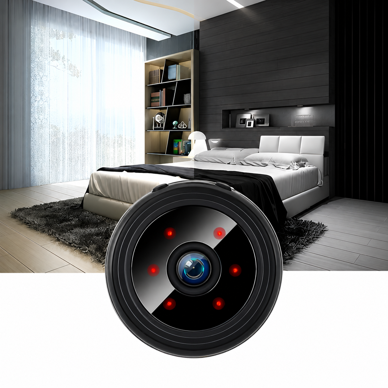 1080P Wireless Night Vision Security Camera (Indoor/Outdoor)