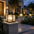 12W Warm LED Stainless Steel Pillar Light