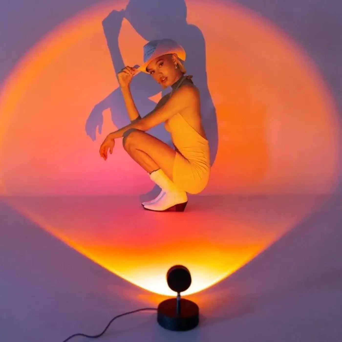 180° Adjustable Sunset LED Bedside Lamp