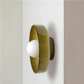 2-in-1 Wall & Ceiling Dimmable Stone Glass Flush Mount Light