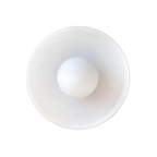 2-in-1 Wall & Ceiling Dimmable Stone Glass Flush Mount Light