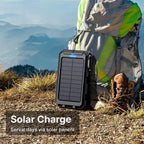 20,000mAh Solar Waterproof Power Bank