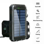 20,000mAh Solar Waterproof Power Bank