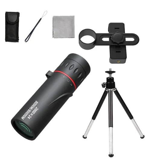 20x High-Magnification Waterproof Pocket-Sized Monocular