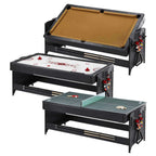 3-In-1 Game Table Billiards Air Hockey & Table Tennis