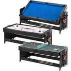 3-In-1 Game Table Billiards Air Hockey & Table Tennis