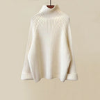 3-Piece Winter Set Cozy Sweater Wide Trousers & Puffer Vest