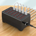 30-Port 150W Fast-Charging USB Charging Station (Anti-Slip Base)