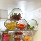 304 Stainless Steel 360° Rotating Grill Basket (Dishwasher-Safe)