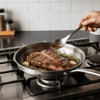 304 Stainless Steel Coating-Free Fry Pan