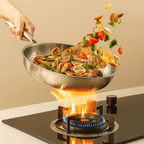 304 Stainless Steel Coating-Free Fry Pan