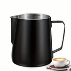 304 Stainless Steel Precision Pour Milk Frothing Pitcher (Dishwasher-Safe)