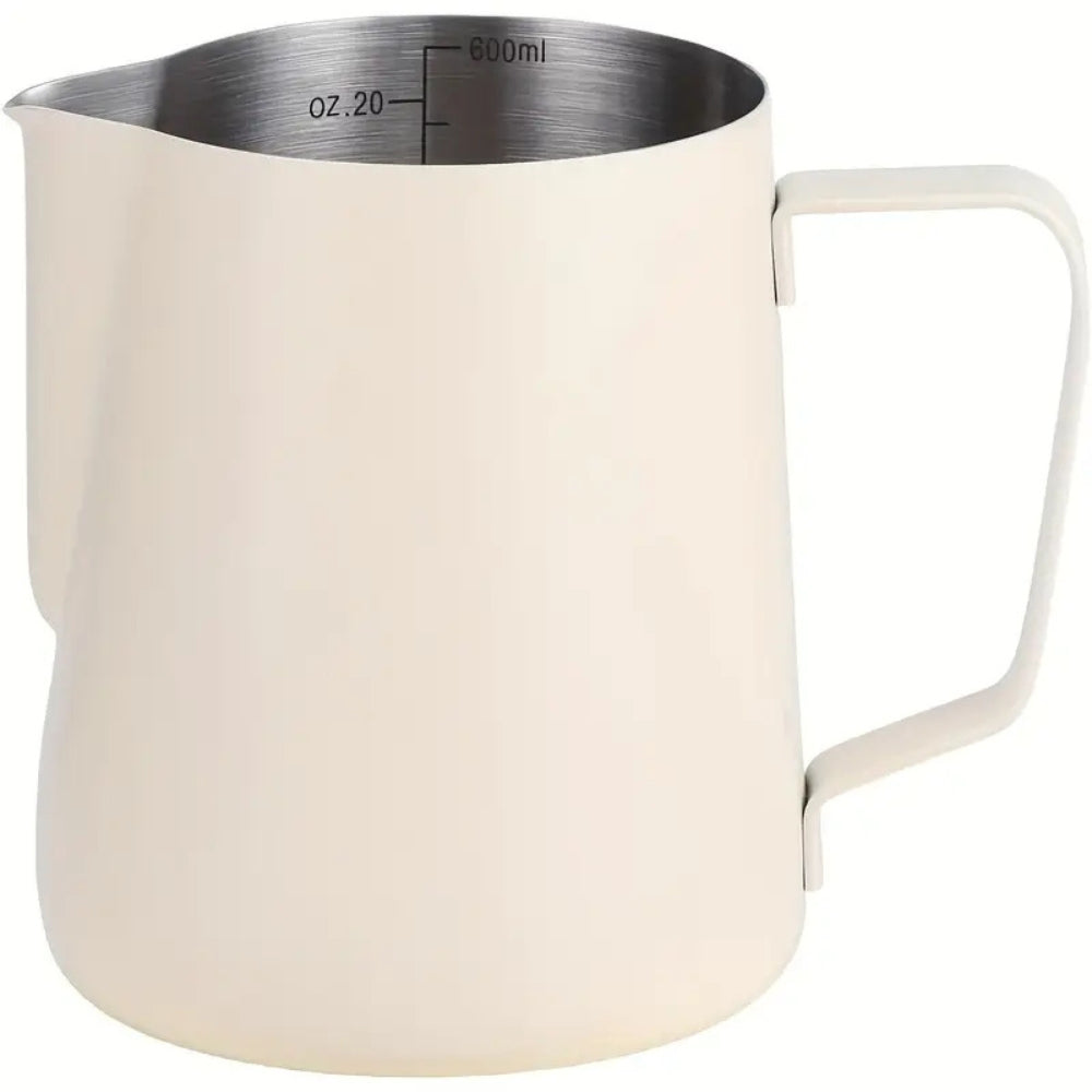 304 Stainless Steel Precision Pour Milk Frothing Pitcher (Dishwasher-Safe)