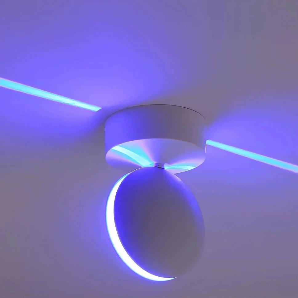 360 Degree Projection Light Music-Synced RGB Weatherproof Stainless Steel