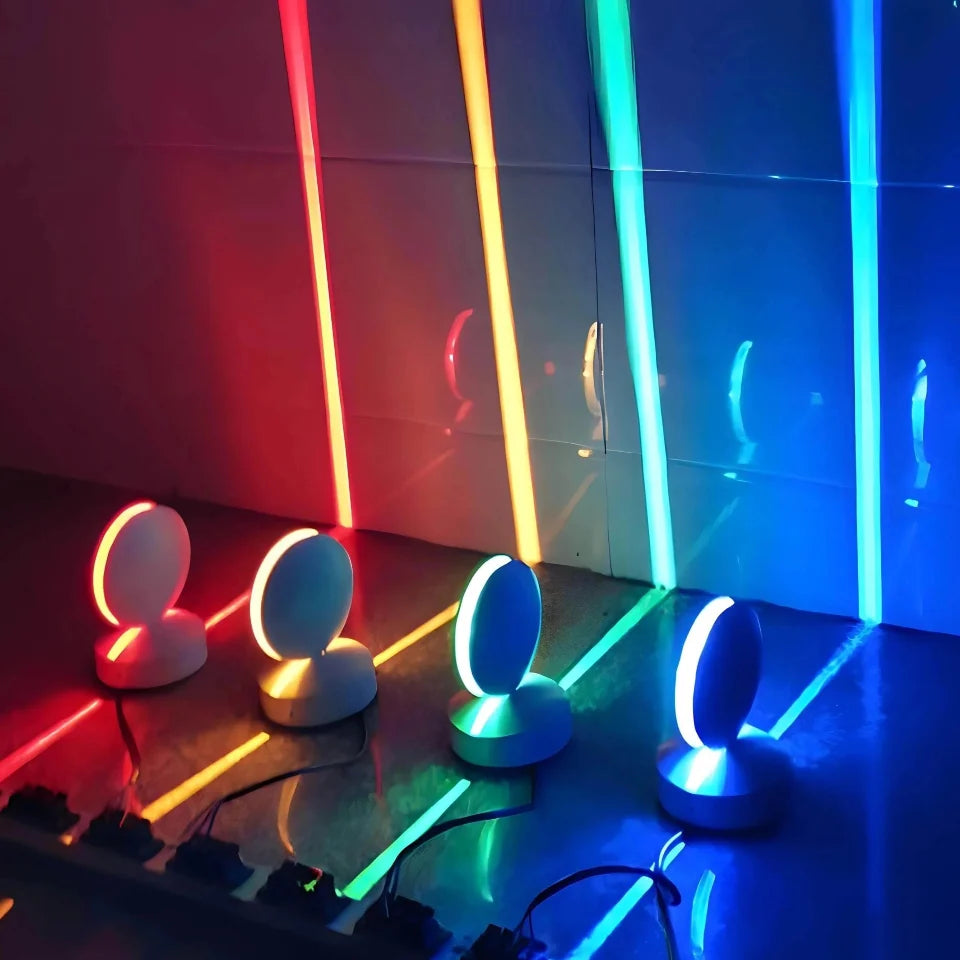 360 Degree Projection Light Music-Synced RGB Weatherproof Stainless Steel