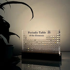 3D Acrylic LED-Lit Periodic Table Desk Lamp (83 Real Elements)
