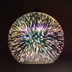 3D Colorful Fireworks Glass Pendant Light (Adjustable Chain, E26 Base)