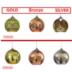 3D Colorful Fireworks Glass Pendant Light (Adjustable Chain, E26 Base)