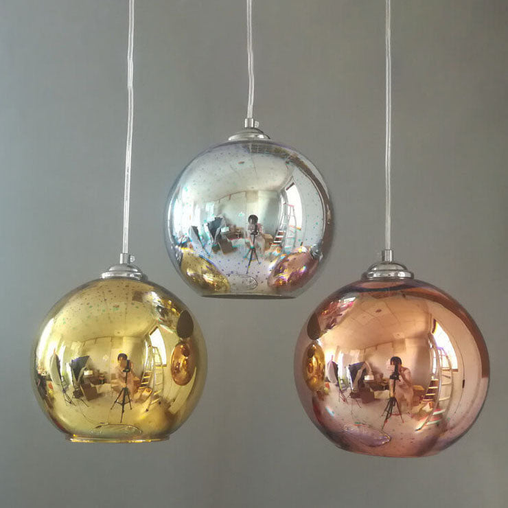 3D Colorful Fireworks Glass Pendant Light (Adjustable Chain, E26 Base)