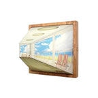 3D Illusion Art Light Rechargeable Touch Control Solid Wood Base
