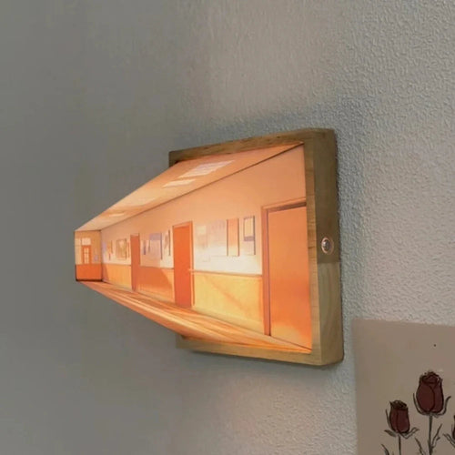 3D Illusion USB-Rechargeable Wall Light