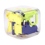 3D Maze Ball Tilt-Controlled Numbered Paths & Four Levels