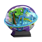3D Maze Ball Tilt-Controlled Numbered Paths & Four Levels