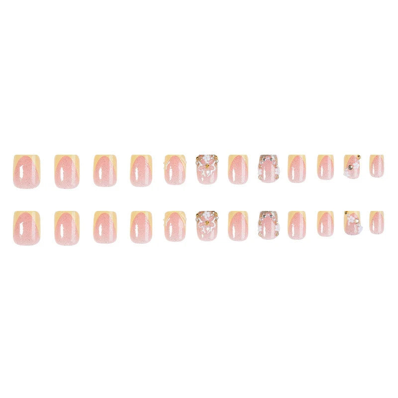3D Nail Art Enhancements Floral Embellishments Long-Lasting