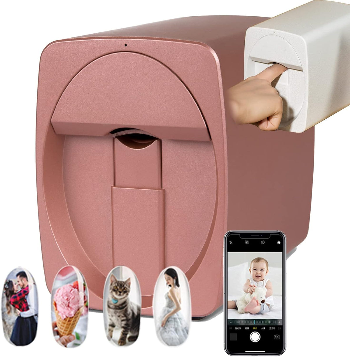 3D Nail Printer AI Recognition High-Resolution Prints