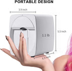 3D Nail Printer AI Recognition High-Resolution Prints