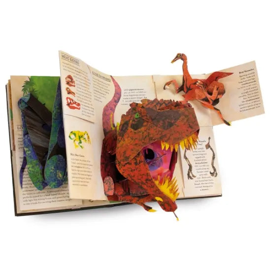 3D Pop-Up Book Dinosaurs & Sea Creatures Hardcover