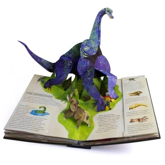 3D Pop-Up Book Dinosaurs & Sea Creatures Hardcover