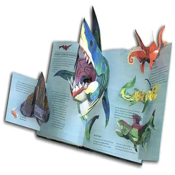 3D Pop-Up Book Dinosaurs & Sea Creatures Hardcover