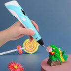 3D Printing Pen Adjustable Temp & Speed PLA & ABS Compatible