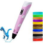 3D Printing Pen Adjustable Temperature PLA & ABS Compatible