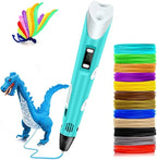 3D Printing Pen Adjustable Temperature PLA & ABS Compatible