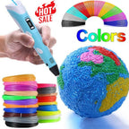 3D Printing Pen Adjustable Temperature PLA & ABS Compatible