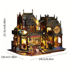 3D Puzzle Book House Snap-Together LED Bookend