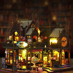 3D Puzzle Book House Snap-Together LED Bookend