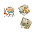 3D Puzzle Cube Clear Maze & Sealed Metal Ball
