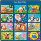 3D Sticker Set Reusable EVA Foam 12 Pieces