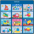 3D Sticker Set Reusable EVA Foam 12 Pieces