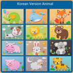 3D Sticker Set Reusable EVA Foam 12 Pieces