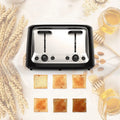 4-Slice Toaster Independent Dual Controls & 6 Browning Levels