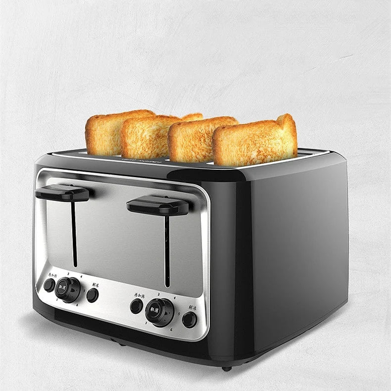 4-Slice Toaster Independent Dual Controls & 6 Browning Levels